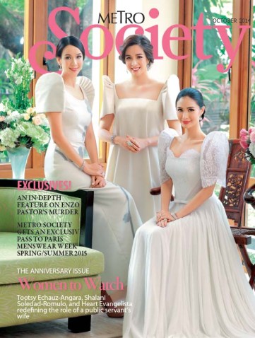 Shalani Soledad-Romulo for Metro Society, October 2014